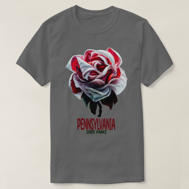 Camiseta Estadual da Pensilvânia 3 (Frente do Design)