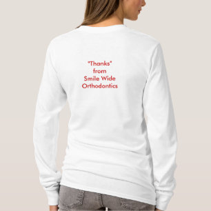 Camiseta Estalado dentro para dizer o t-shirt dos obrigados