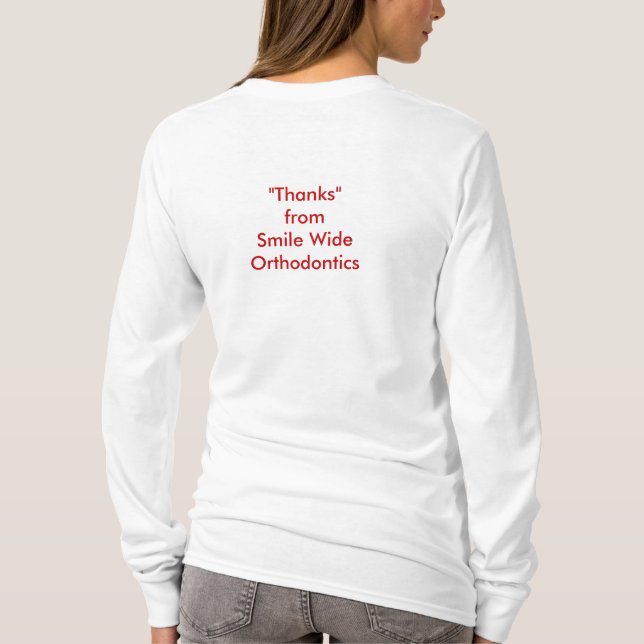 Camiseta Estalado dentro para dizer o t-shirt dos obrigados (Verso)