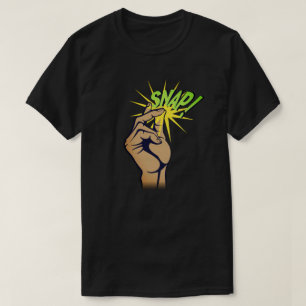 Camiseta Estalar de dedos de história em quadrinhos
