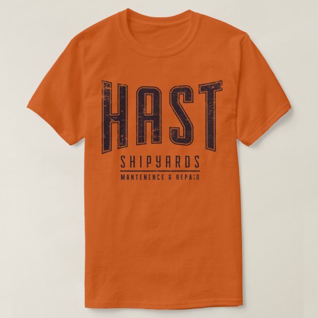 Camiseta Estaleiros HAST (Frente do Design)