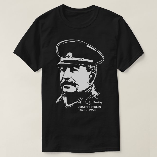 Camiseta Estaline 1878 1953 (Frente do Design)