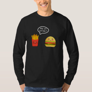 Camiseta Estamos A Namorando De Batatas De Frita E Batata R