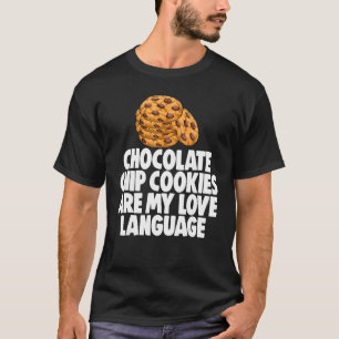 Camiseta Estamos Aqui Apenas Para Cookies Mulheres Choco Ch