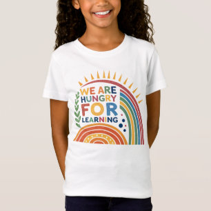 Camiseta Estamos com fome de aprender a ser professor de es
