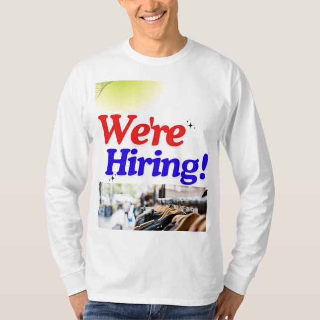 Camiseta Estamos Contratando! (Frente)