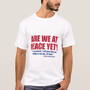 Camiseta Estamos em Paz Ainda Guerra Rússia Ucrânia Anti Tr