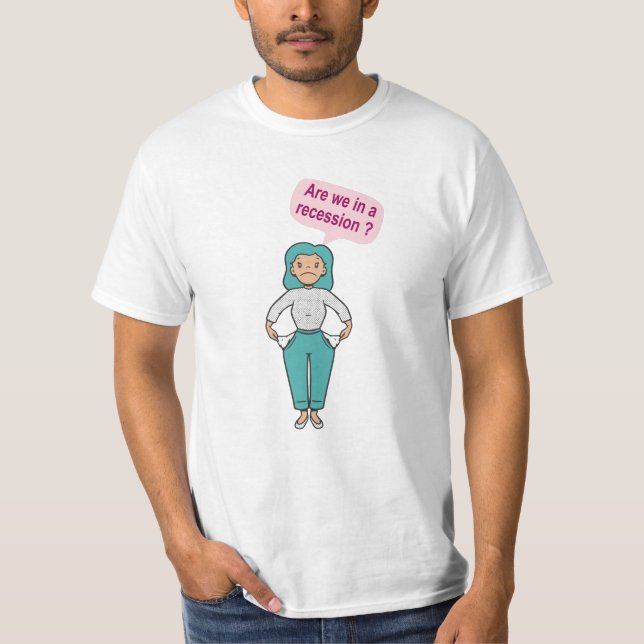 Camiseta Estamos em recessão? (Frente)