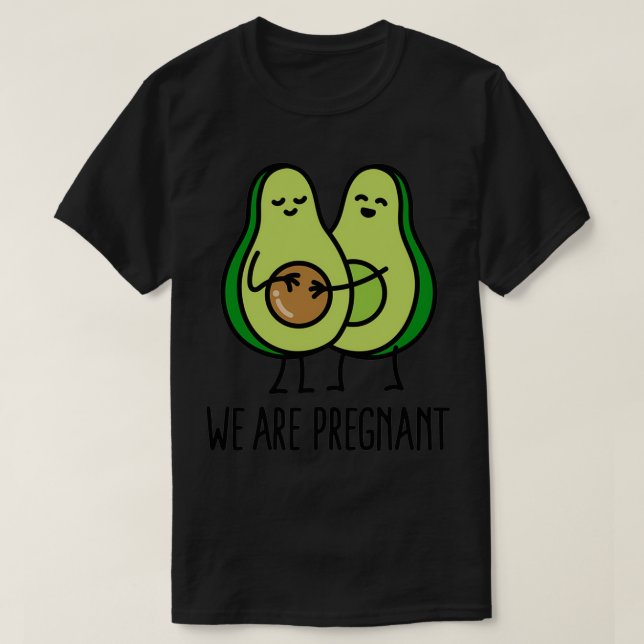 Camiseta Estamos grávidas do Avocado (Frente do Design)