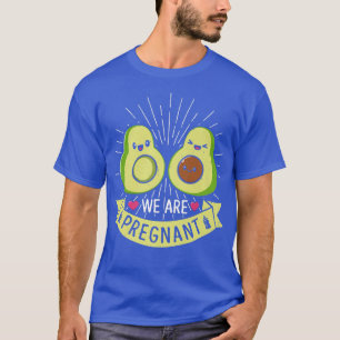 Camiseta Estamos Grávidos Mamacado Avocado Futuros Pais Pr