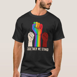 Camiseta Estamos Juntos Dos Direitos Da Lgbt Unida