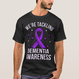 Camiseta Estamos lidando com demência Sensibilização Alzhei