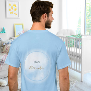 Camiseta Estamos no Cloud 9 Azul Churrasco de Bebê para Fut