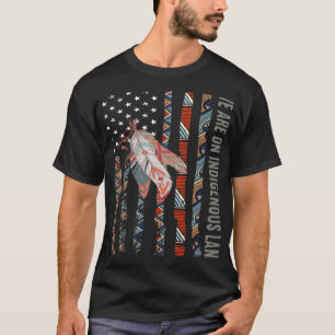 Camiseta Estamos no Indígenas Land Native American