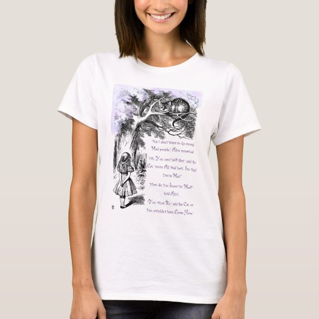 Camiseta Estamos todos loucos aqui (Frente)