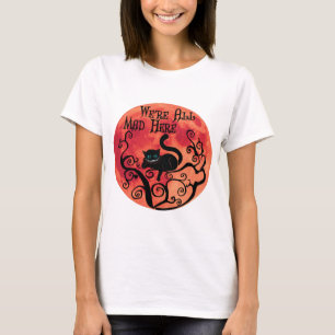 Camiseta Estamos todos loucos aqui - Cheshire Cat