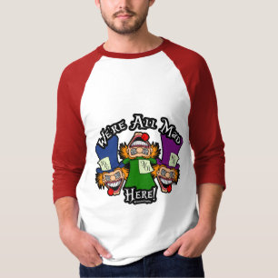 Camiseta Estamos Todos Loucos Aqui! Gráficos Malucos