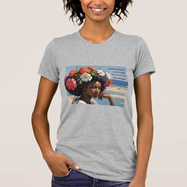 Camiseta Estamos todos um pouco sem cabeça - Engraçado (Frente)