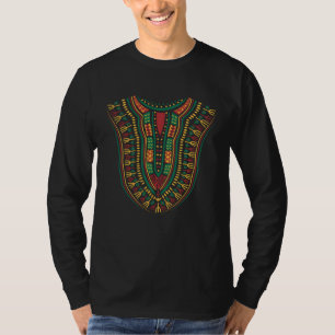Camiseta Estampa Dashiki Tecido Kente Orgulho Étnico Kente