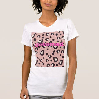 Camiseta estampa de animal rosa