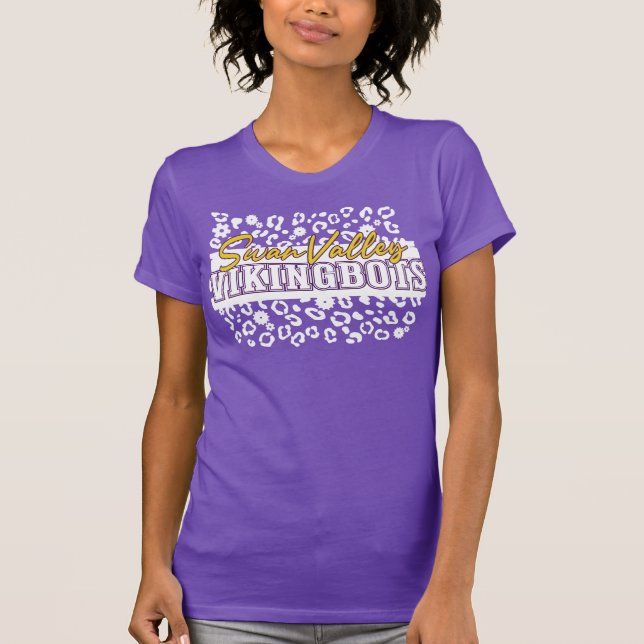 Camiseta Estampa de Leopardo & Engrenagens - SwanValley Vik (Frente)