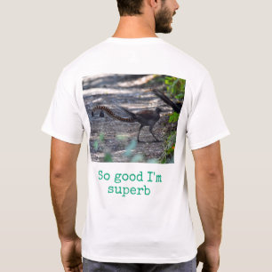 camiseta estampa de pássaro australiano