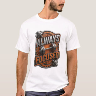 Camiseta Estampa icônica Silver SEMPRE FOCADO