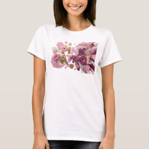 Camiseta Estampa Rosa Dinâmico PINK PATROL
