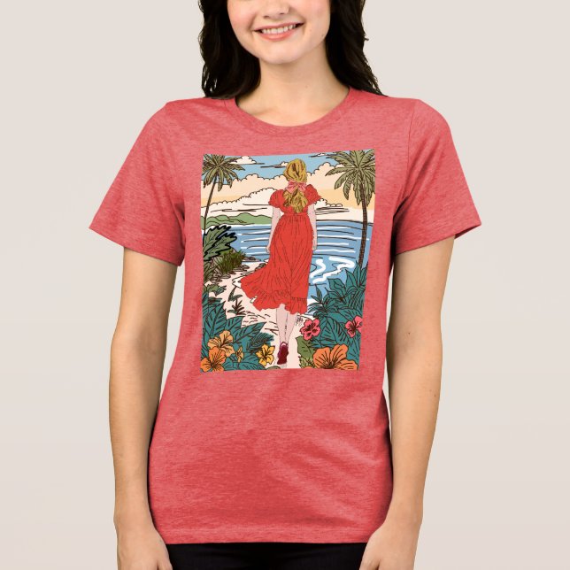 camiseta estampa Tropical (Frente)