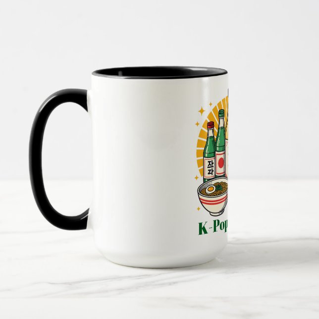 Camiseta Estampada com Caneca de Vidro da Cultura  (Esquerda)