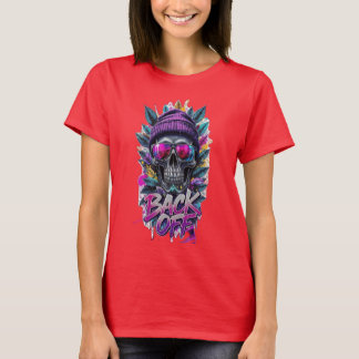Camiseta Estampada com Gráfico de Lobo Selvagem Fe