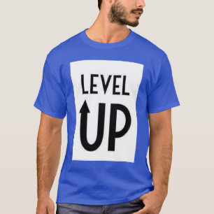 Camiseta Estampada com Texto Level Up
