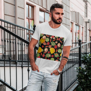 Camiseta Estampada de Legumes