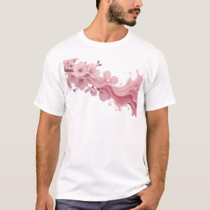Camiseta ESTAMPADO DE MODA FLORAL ABSTRATO Caprichoso