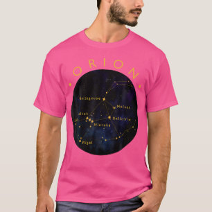 Camiseta Estampagem do tórax da constelação de Orion