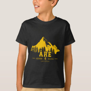 Camiseta Estância de esqui Åre Suécia Esqui alpino Suecos S