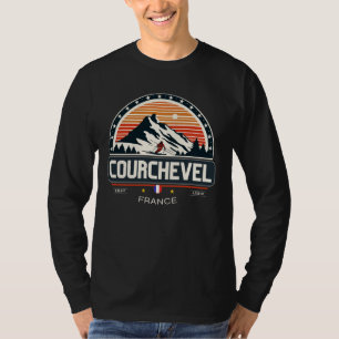 Camiseta estância de esqui de Courchevel, nos talões france