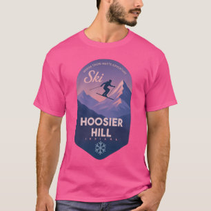 Camiseta Estância de Esqui Hoosier Hill Indiana