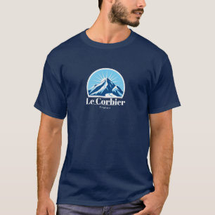 Camiseta Estância de esqui Le Corbier França