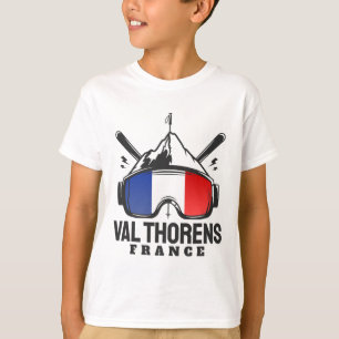 Camiseta Estância de Esqui Val Thorens França Esqui Retro