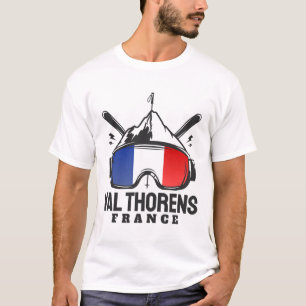 Camiseta Estância de esqui Val Thorens França Esqui retrô