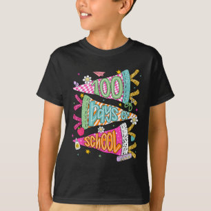 Camiseta Estandarte préppy 100 dias de escola Bynner menino