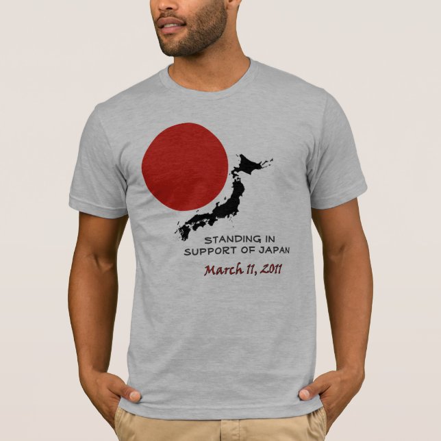 Camiseta Estar a favor de Japão (Frente)