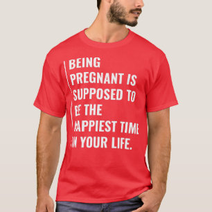 Camiseta Estar Grávida é o momento mais feliz