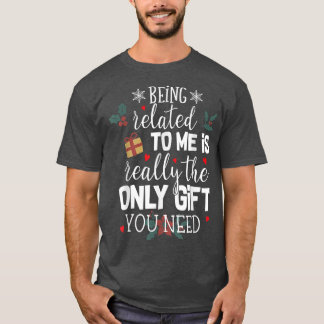 Camiseta Estar Relacionado A Mim É O Único Presente Que Voc
