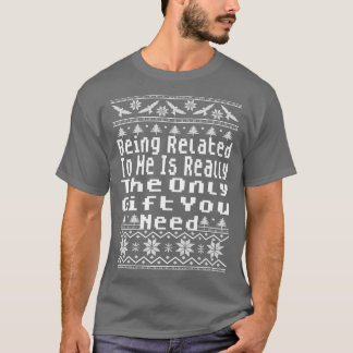 Camiseta Estar Relacionado A Mim É Realmente O Único Presen