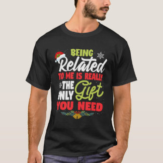 Camiseta Estar Relacionado A Mim Piada Engraçado Gi Natal
