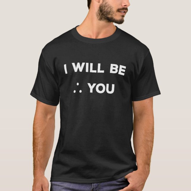 Camiseta Estará Lá Para A Matemática U Lovely (Frente)