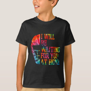 Camiseta Estarei Esperando Por Você Em Casa Vender Softll C