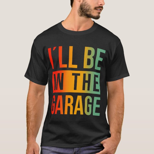 Camiseta Estarei Na Garagem - Mecânica (Frente)